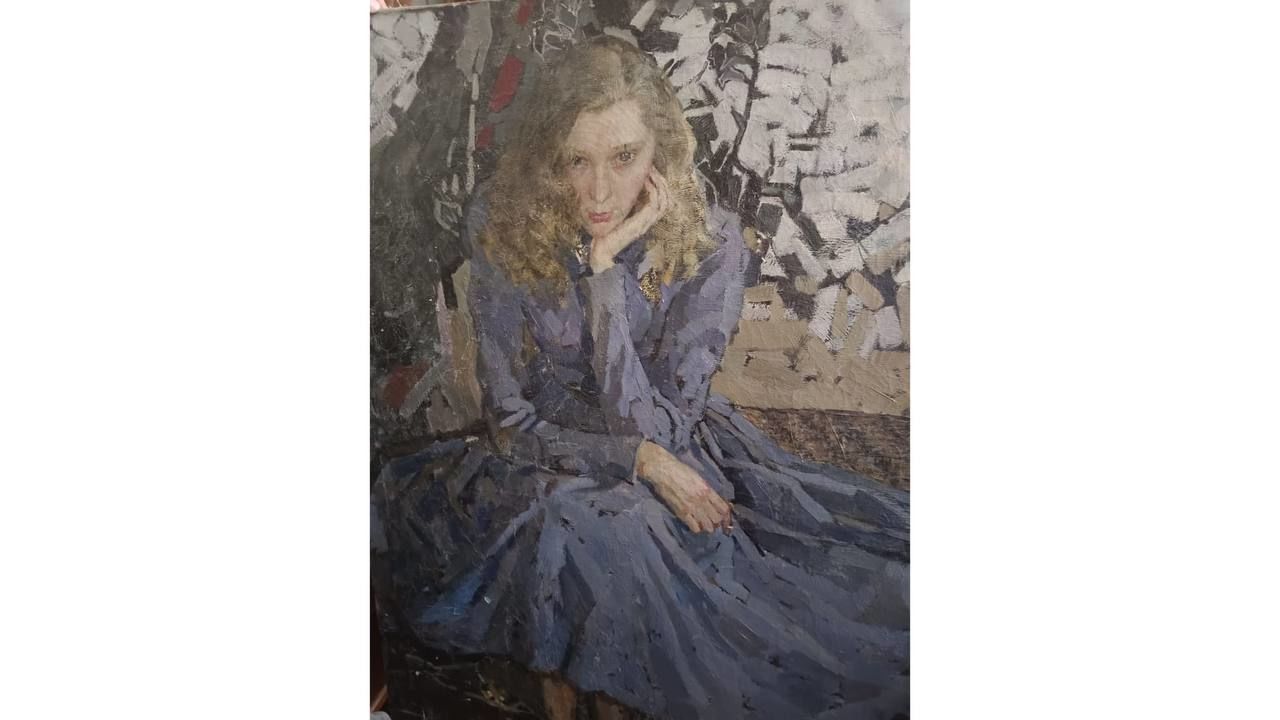 Портрет Ирины Лукашевич. Художник Эрик Булатов © Скриншот фото из телеграм-канала Музея имени Туганова