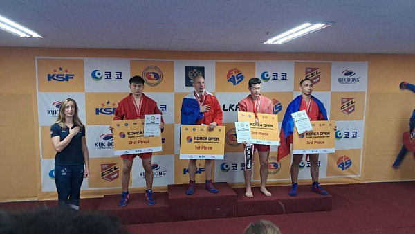 Бурятский самбист стал призёром чемпионата в Корее