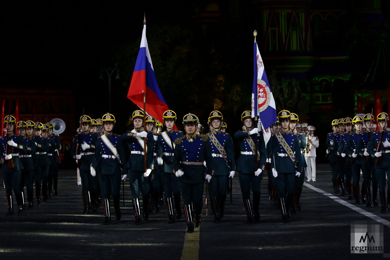Выступление Президентского оркестра и роты специального караула Президентского полка