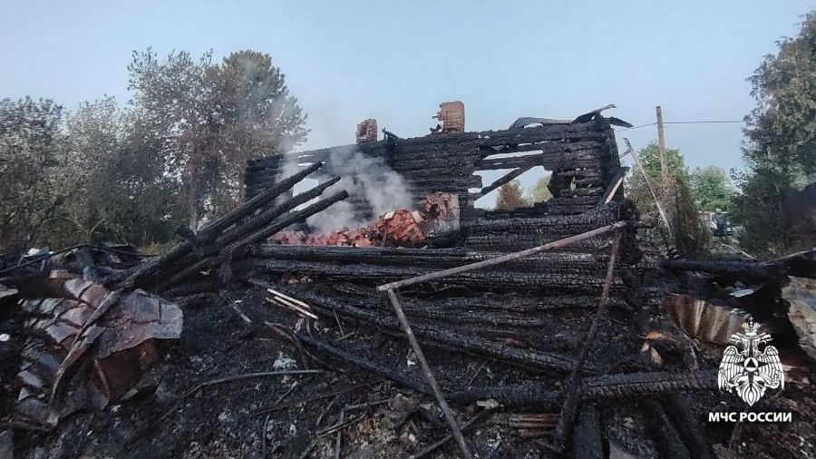 Следователи организовали проверку по факту гибели человека при пожаре в Ростовском округе