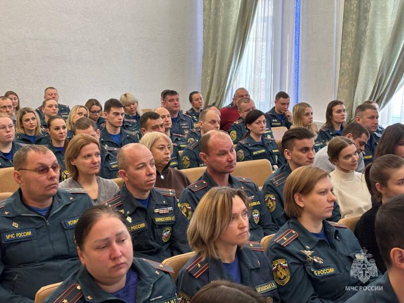 Сбор личного состава управления надзорной деятельности и профилактической работы