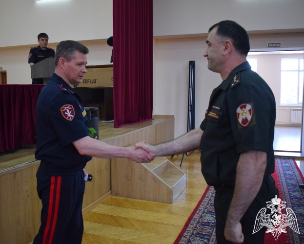 В Дагестане в территориальном управлении Росгвардии подвели итоги работы за первое полугодие