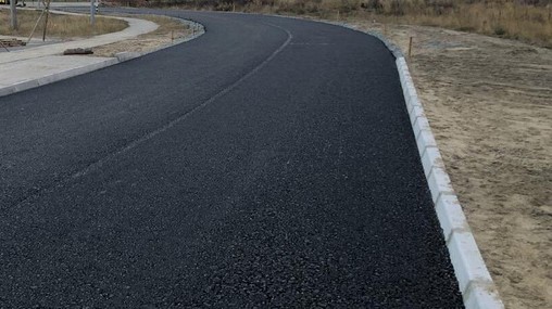 Asphalt laying