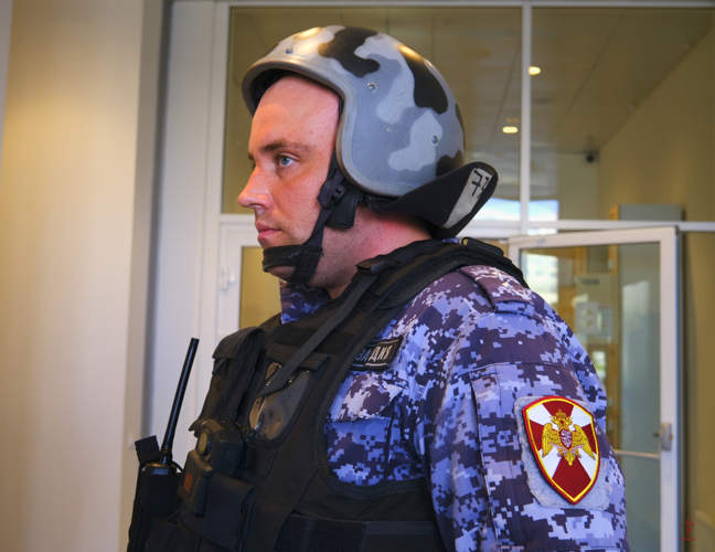 В Калининградской области сотрудники Росгвардии задержали гражданку за нарушение общественного порядка