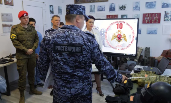 Росгвардейцы представили интерактивную экспозицию в Херсонской области
