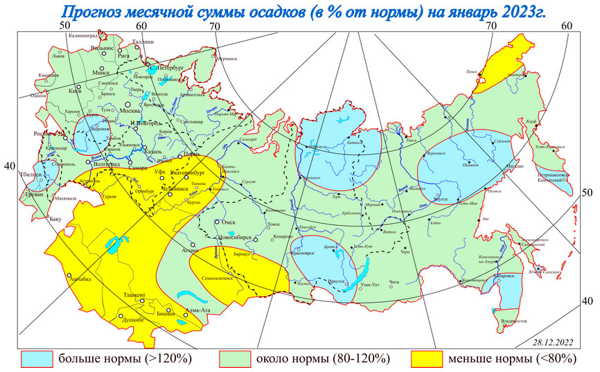 Карта погоды россии на месяц