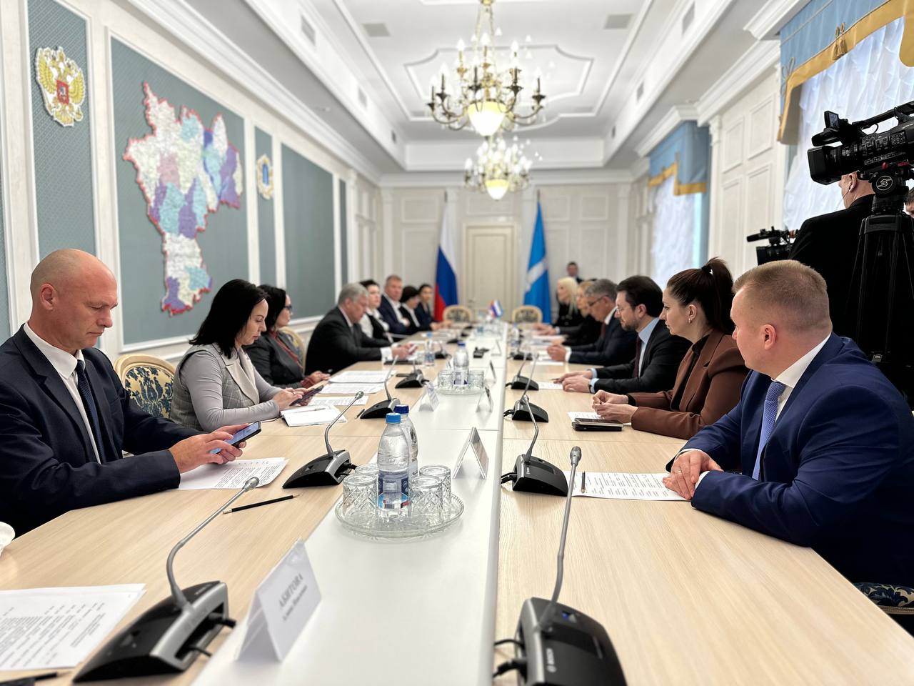 Дмитрий Миляев и Алексей Русских обсудили направления сотрудничества между Тульской и Ульяновской об