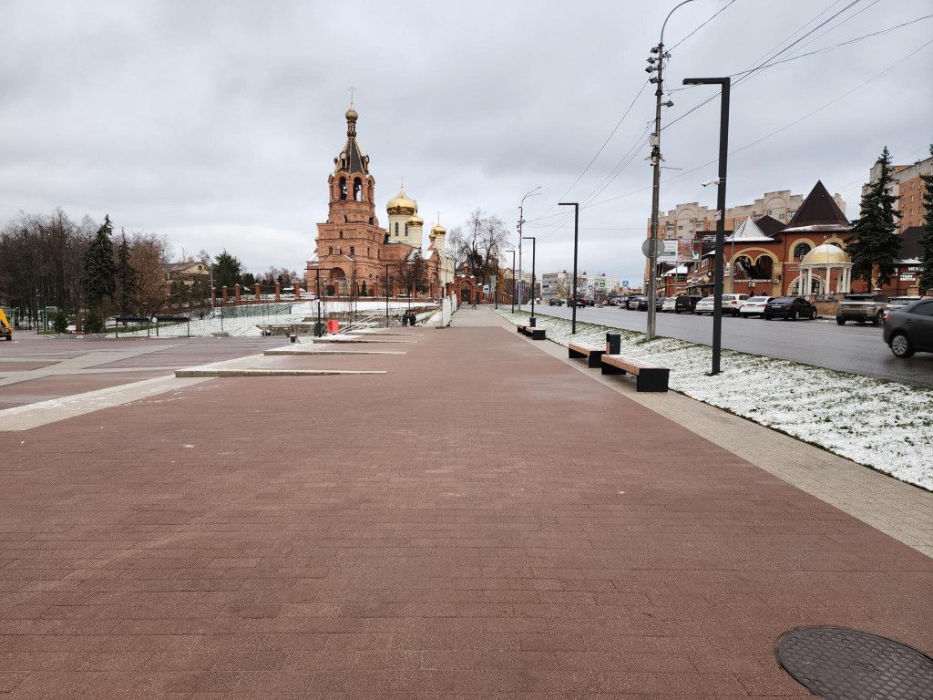 В Раменском завершается реконструкция исторического центра города