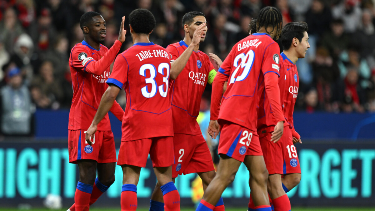 «ПСЖ» разгромил «Байер» со счетом 7:2 в матче Лиги чемпионов с двумя удалениями