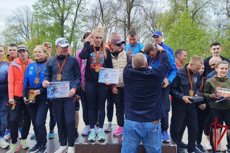 В Псковской области росгвардейцы одержали победу в легкоатлетической эстафете, посвященной Победе в Великой Отечественной войне