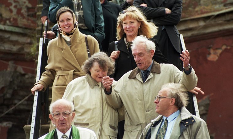 Актер Кирилл Лавров и его жена Валентина Николаева