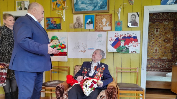Последний ветеран ВОВ Хворостянского района отметил 101-й день рождения