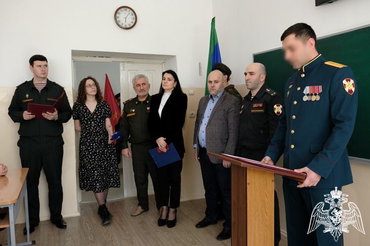 Аудитория имени военнослужащего Росгвардии открыта в Дагестане