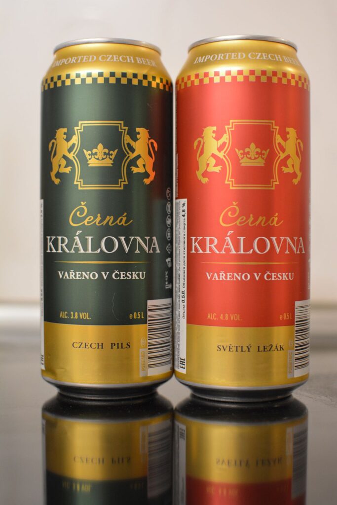 Пиво Černá Královna Czech Pils и Světlý Ležák