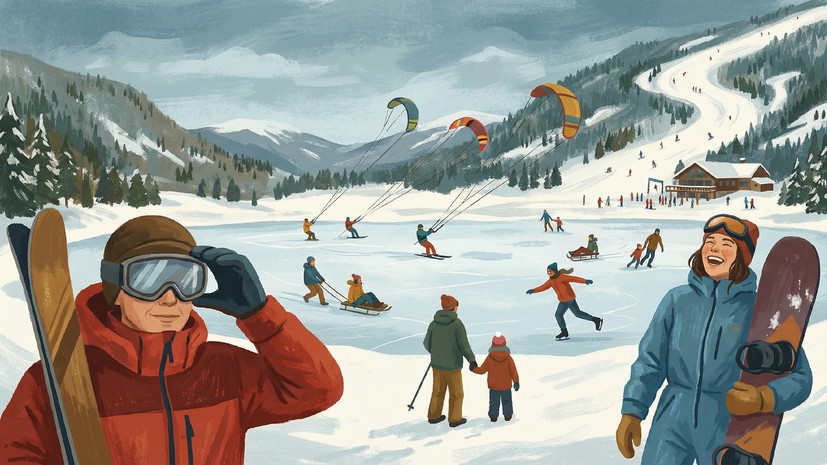 Россия в снегу: новые курорты, польза для здоровья и праздник зимнего спорта