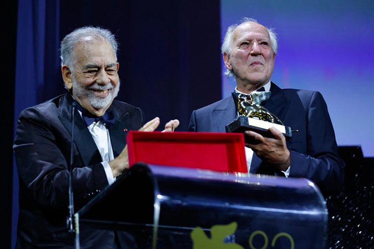 Фрэнсис Форд Коппола и Вернер Херцог на 82 Венецианском кинофестивале