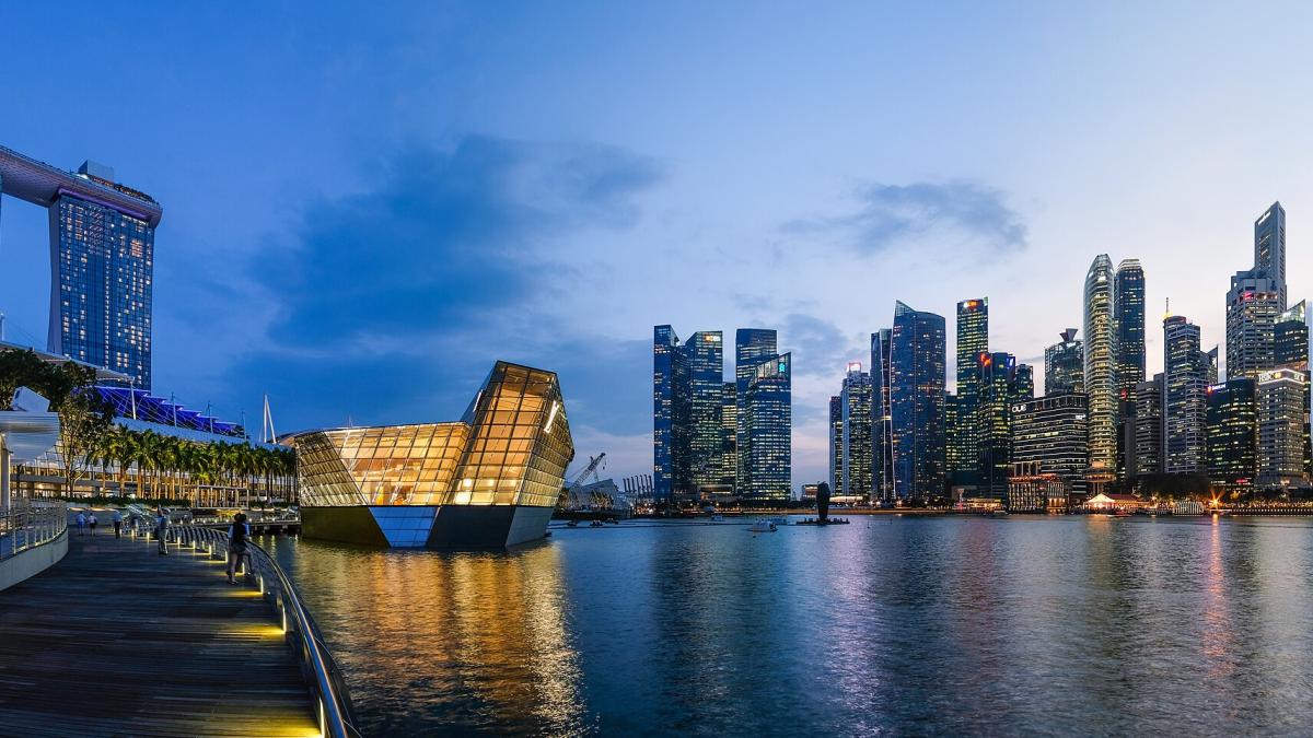 Сингапур панорама