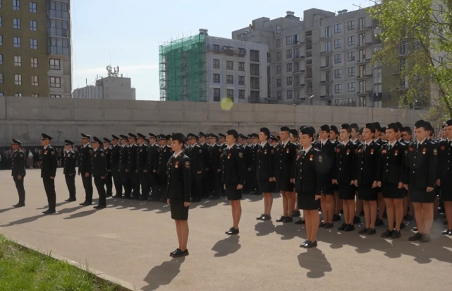 Участие в принятии присяги гвардейцами юстиции