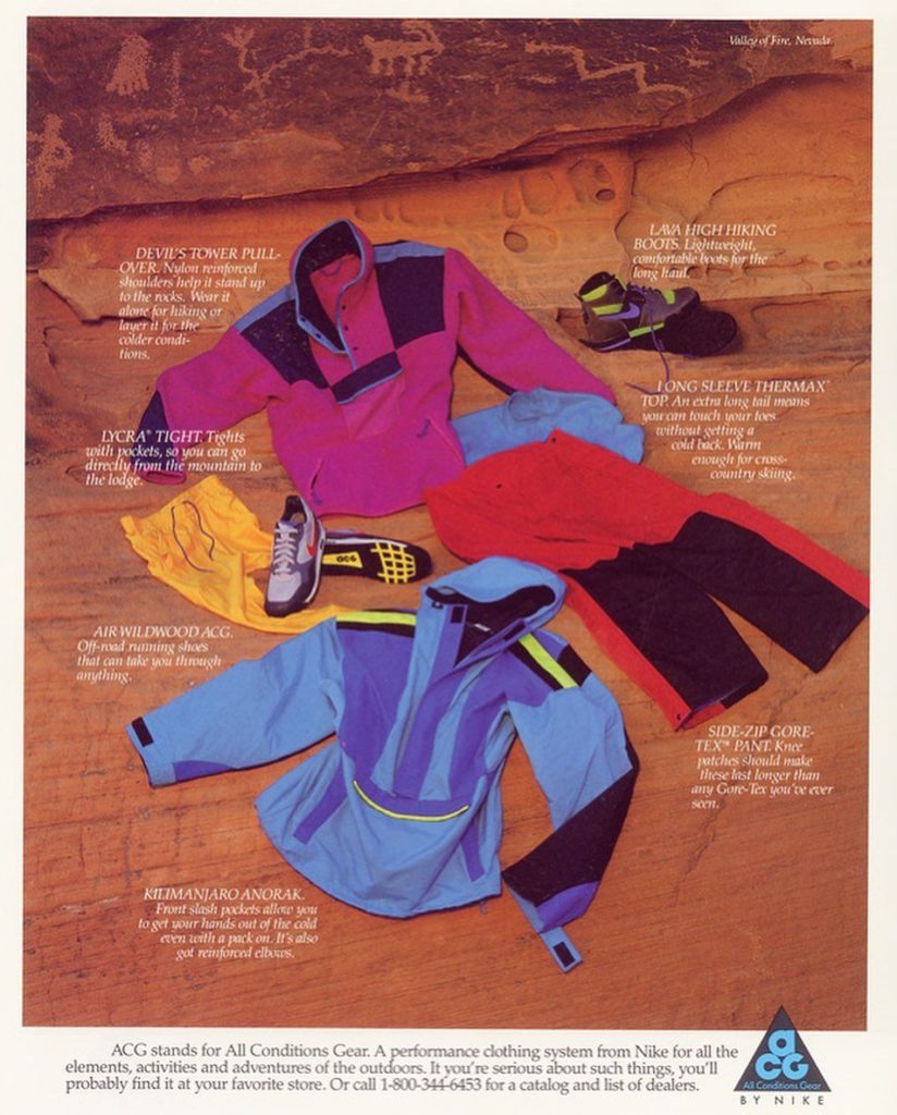 История линейки Nike ACG