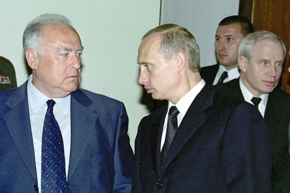 Владимир Путин и Виктор Черномырдин, 2002 год