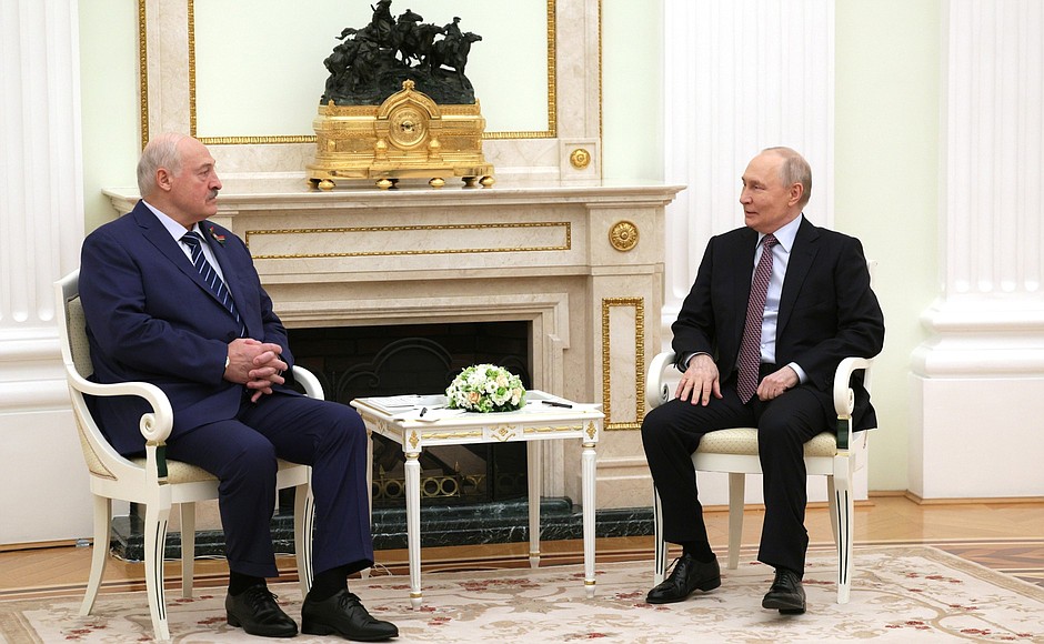 С Президентом Белоруссии Александром Лукашенко.