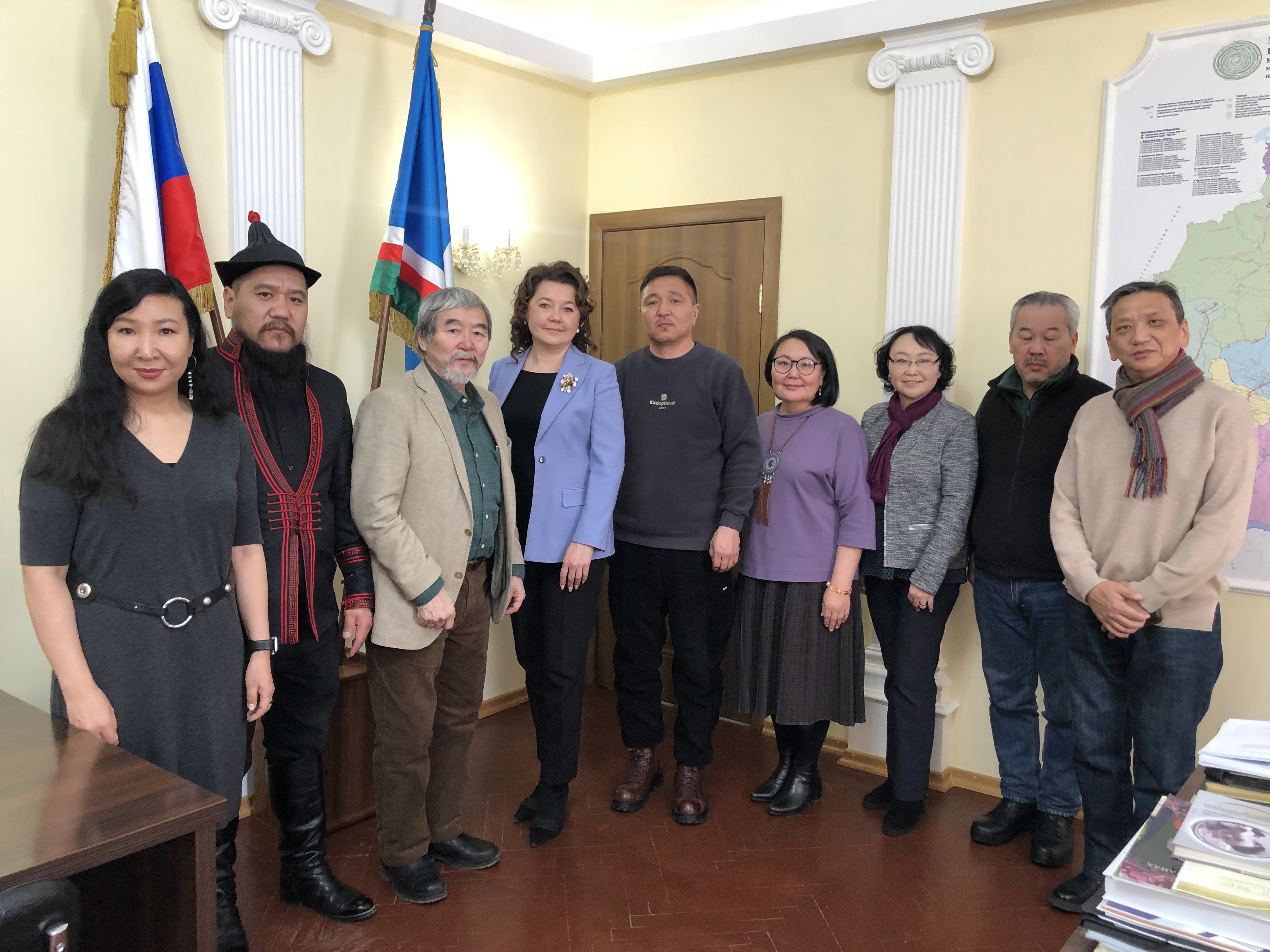 Состоялась теплая встреча с художниками Монголии