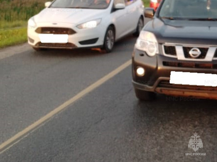 В Белоусово жёстко столкнулись Audi и Nissan
