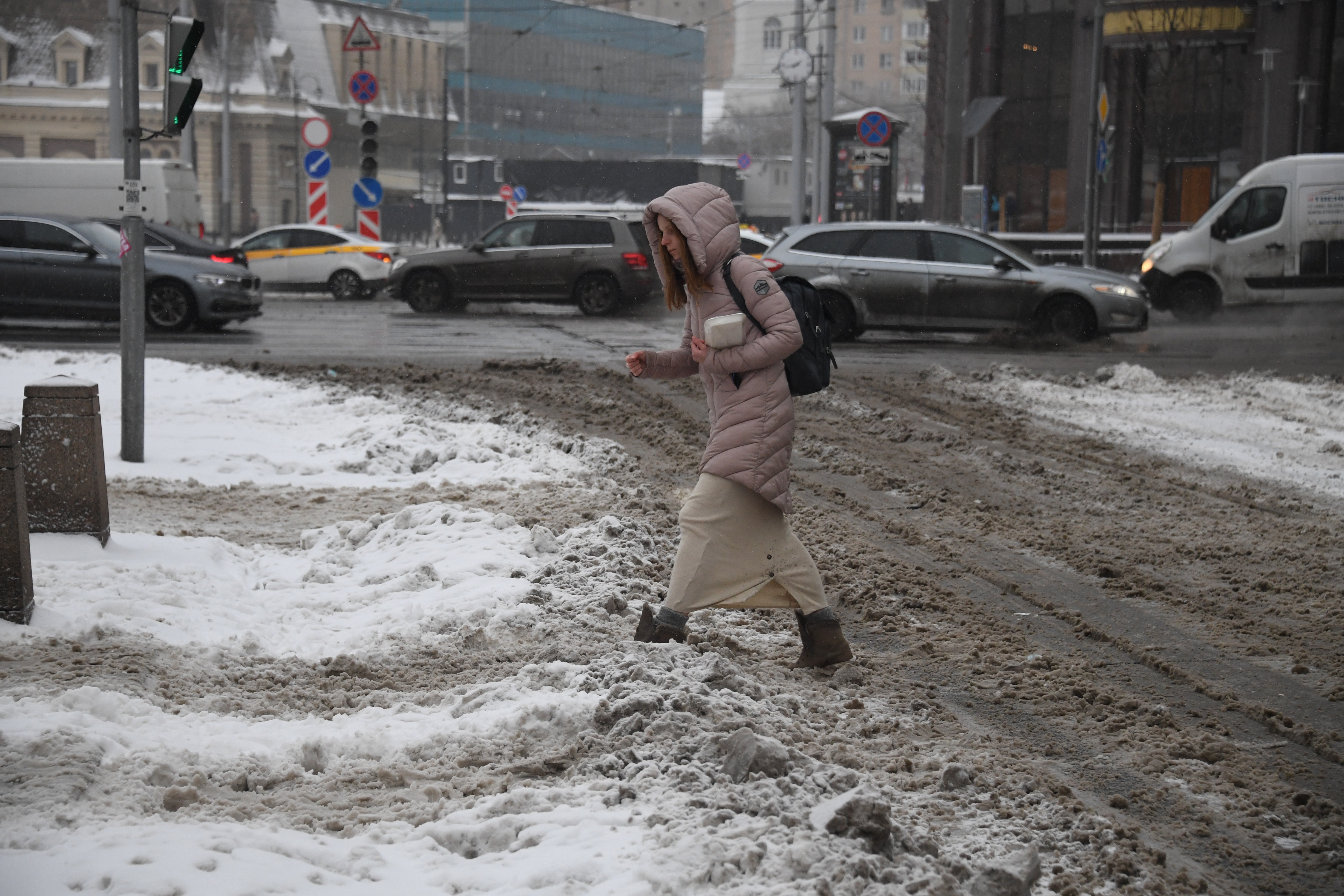 москва слякоть
