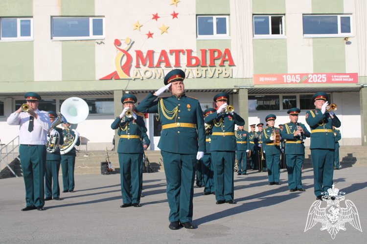 В Липецке прошел первый этап смотра-конкурса военных оркестров Росгвардии