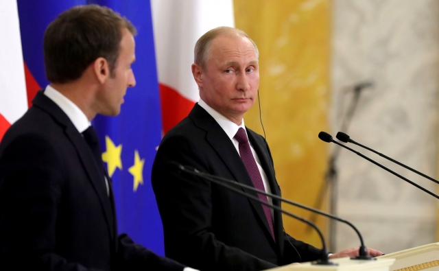 «Неприлично»: Путин пристыдил Макрона за публикацию телефонного разговора