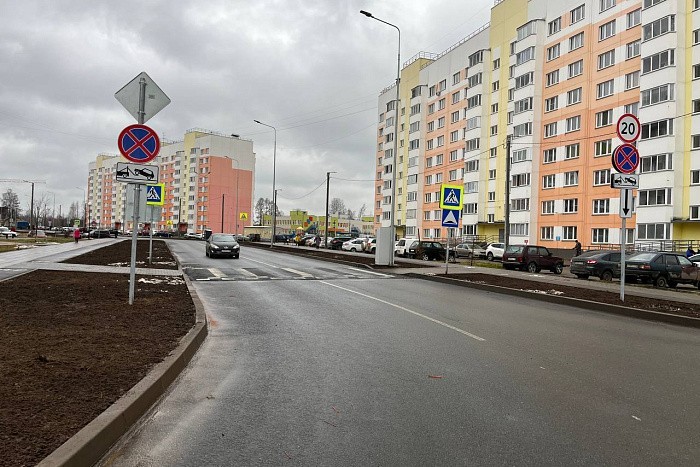 В Озерках запустили движение по новой улице