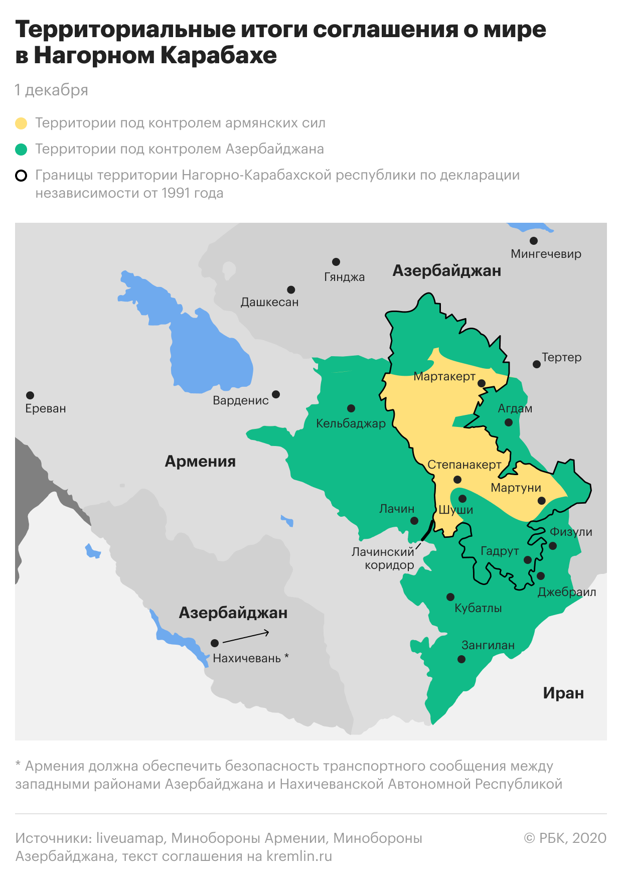 Карта азербайджана и армении границы