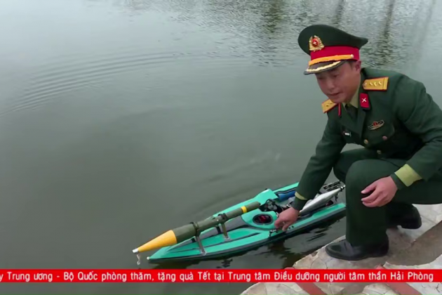 Во Вьетнаме показали речной беспилотный аппарат