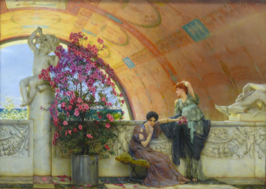 Лоуренс Альма-Тадема. Невольные соперницы. 1893