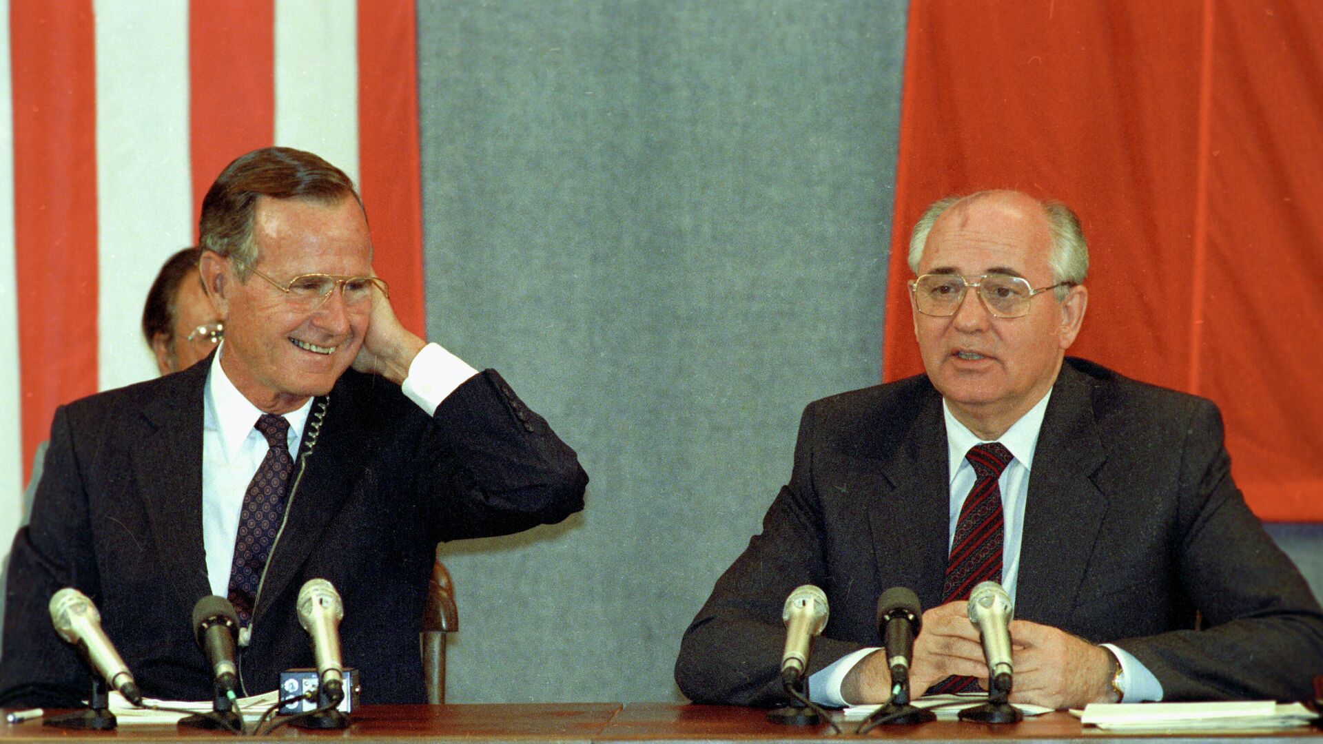Горбачев в сша