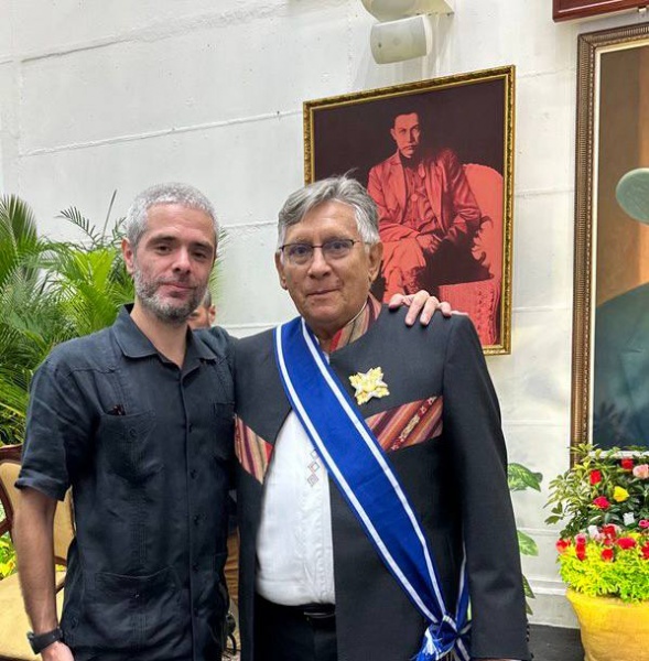 Инар Ладария принял участие в церемонии вручения Ордена «Хосе де Марколета» в ранге «Гран Крус» Послу Боливии в Никарагуа Пальмиро Леону Сориа Сауседо