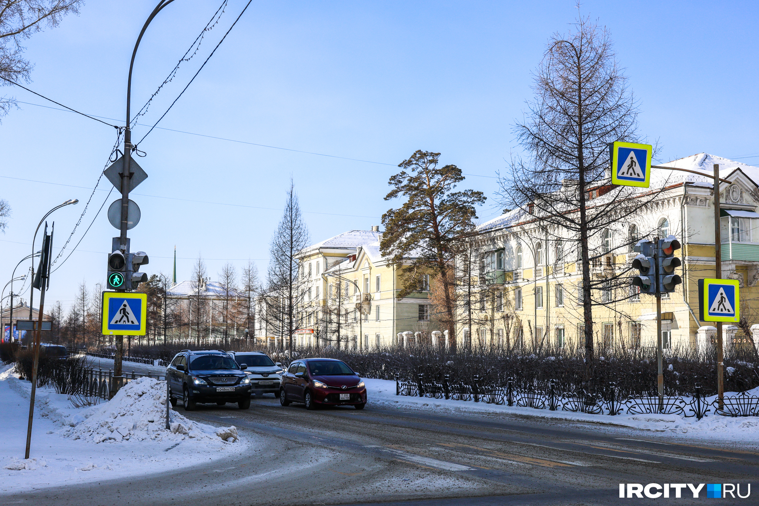 Та самая часть улицы Ленина, которая идет от площади к вокзалу