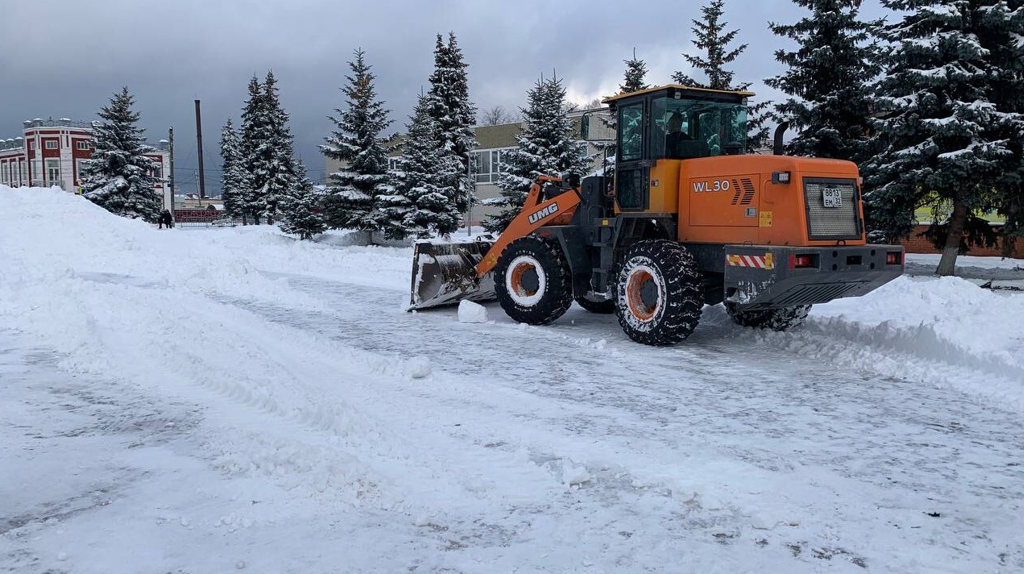 В Брянской области все силы бросили на расчистку населенных пунктов от снега