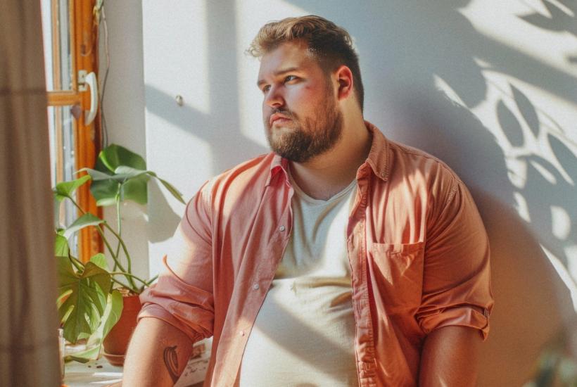 Полный мужчина