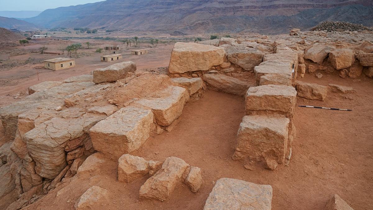 Древние руины в пустыне