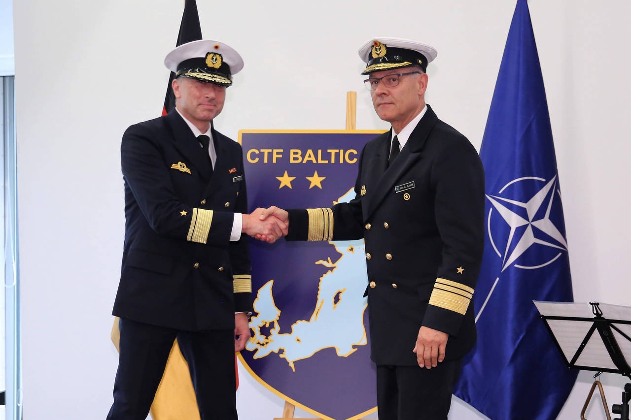 Церемония открытия штаб-квартиры Commander Task Force Baltic.