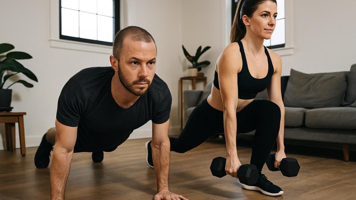 Утренняя тренировка дома