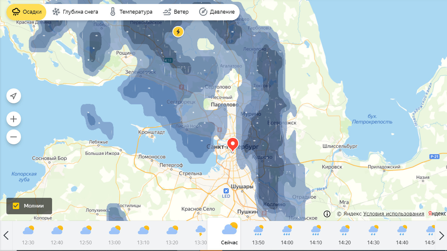 Точный прогноз в петербурге