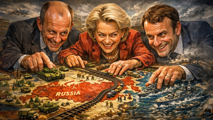 Европа вооружается до зубов перед наступлением на Россию: Украину бросили под дроны, чтобы выиграть время