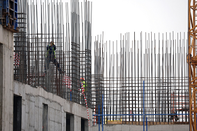 стройка рабочие 