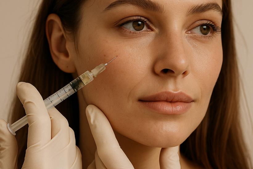 Девушка у косметолога