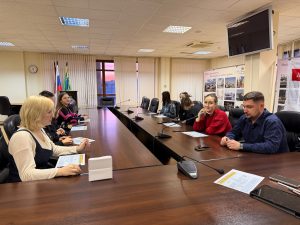 Плановое совещание прошло с участием членов Молодежной палаты в управе района Замоскворечье. Фото: официальная страница управы в социальных сетях