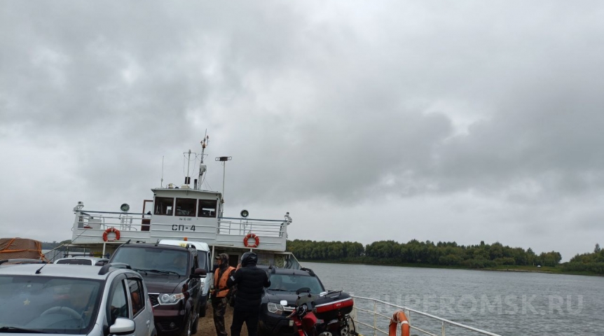 В Омской области начали закрываться паромы