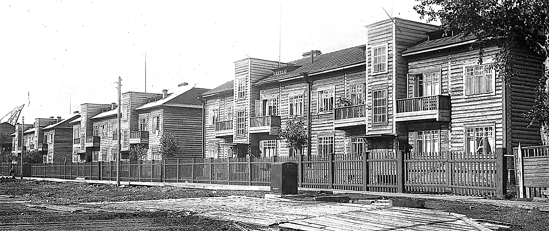 Профессорско-преподавательский городок Лесотехнического института. 1929–1931. Собрание автора