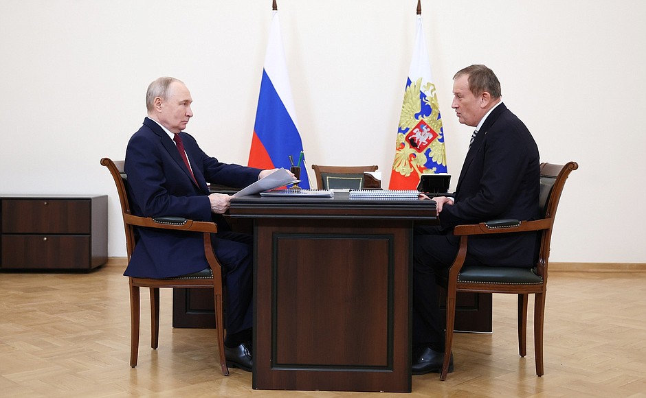 Встреча с губернатором Ленинградской области Александром Дрозденко.